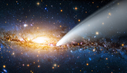 3I/ATLAS Space comet in a star cluster.
