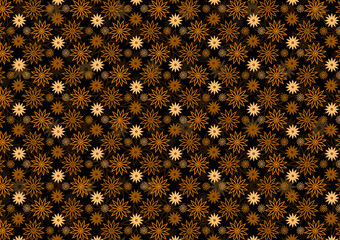 vintage background with gold ornament floral pattern wallpaper