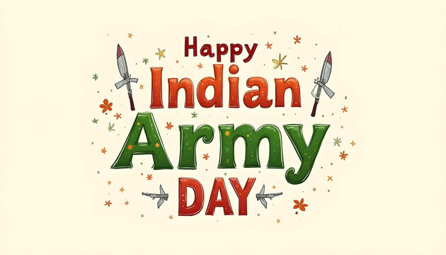indian army day, republic day, independence day - Powered by Adobe