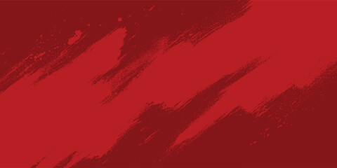 Bold Red Brush Stroke Background For Design Projects And Marketing Materials Creative Visual Elements Stock Photo