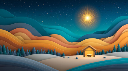 star in a dreamy Christmas atmosphere