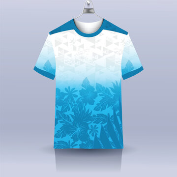 Title: emo sports-26-jersey-sports-team jersey-football team-jersey-template-sport-t-shirt- design-eps- sky and bulo -colour-combination-sublimation print design