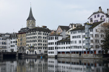 View of the old town of Zurich, Switzerland