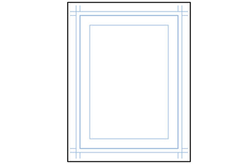 トンボとガイド線付きのコミック・漫画原稿用紙アイコン