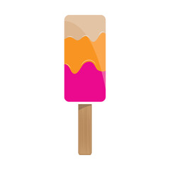 Colorful clipart ice cream illustration design vector