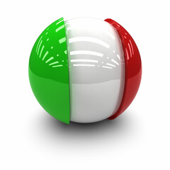 Fototapeta premium Spherical flags of different countries
