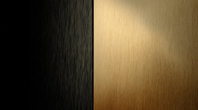 Luxury goods and high-end branding with brushed bronze texture, parallel grain and light for upscale appeal