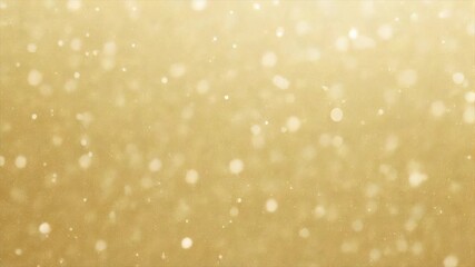 A golden textured background with softly blurred white circles scattered across the surface - Powered by Adobe