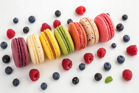 Colorful chocolate candies and dessert with sweet sugar sprinkles in a bowl