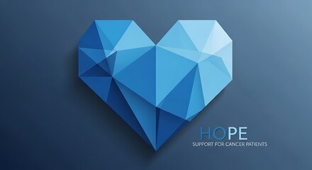 abstract geometric background. world cancer day concept