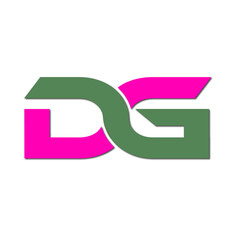 Web line modern color full letter logo design