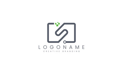 Minimalist S Logo for Branding and Identity.