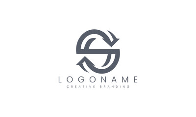 Minimalist S Logo for Branding and Identity.