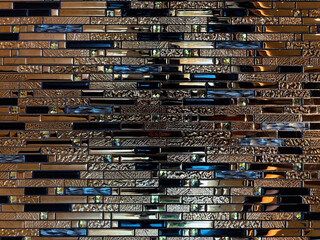 Goldene Fliesentextur