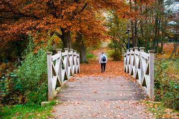 Herbstspaziergang, Stadtpark, Timmendorfer-Strand, Deutschland