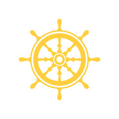 Obraz premium SHIPS WHEEL VECTOR