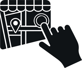 Shop Finder Map Marker vector