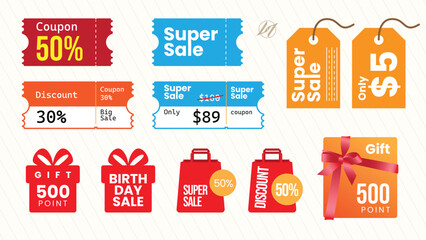 super sale label pack