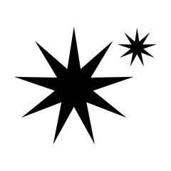 Obraz premium star sparkle elegant minimalist element