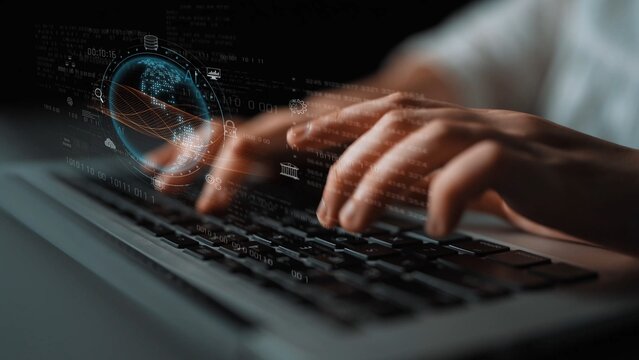 Global AI and data processing system enhances data, AI, and processing efficiency through digital network and global integration of intelligent technology Marrow - Powered by Adobe