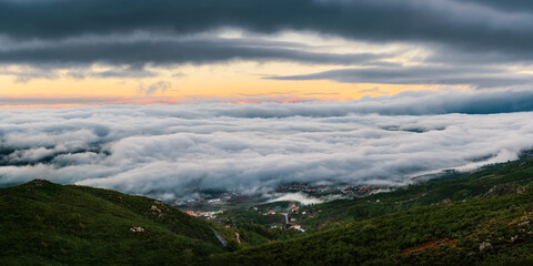 Sunrise inversion (Capela de Nossa Senohra do Espinheiro - Portugal)