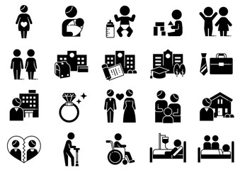 ライフプランアイコン02　Life Plan Icons