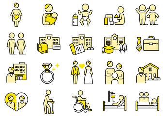 ライフプランアイコン03　Life Plan Icons