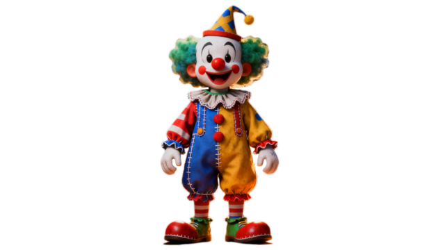 clown doll isolated png