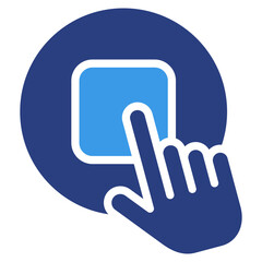 Stop Button  Icon Element For Design