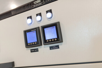 Control Panel with Digital Meters Display
