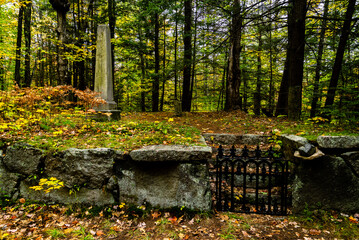 View of the landscape in Cape Porpoise, Maine USA