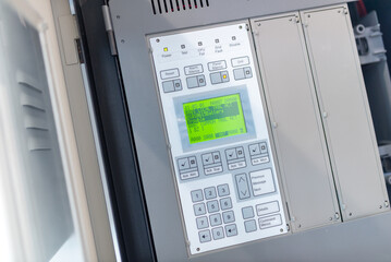 Control Panel of Modern Industrial Equipment