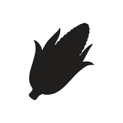 Corn icon on white background