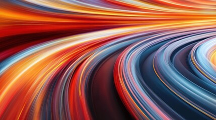 Abstract vibrant swirling lines of color, creating a dynamic and fast-paced visual effect