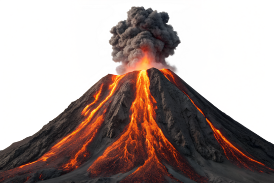 Volcanic Eruption A Stunning Display of Nature's Power and Fiery Beauty