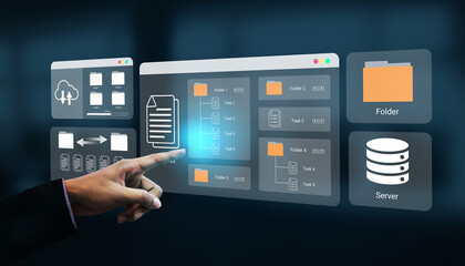 Digital folder organization improves server file structure, enhances workflow, and supports system management Parse