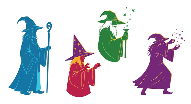 3 witches drawing easy