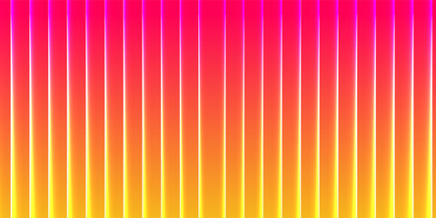 Summer sunset glow with vibrant gradient light with fractal glass effect and illuminated with warm blending glowing tones.