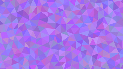 A captivating low poly background featuring a mesmerizing blend of purple, lavender, and violet hues, creating a visually stunning mosaic effect