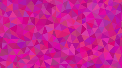 A captivating arrangement of magenta triangles creates a striking abstract pattern, evoking the passion of a field of blooming fuchsias in spring