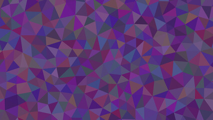 A rich tapestry of dark purple and blue triangles forms a complex geometric pattern, ideal for adding depth and texture to designs