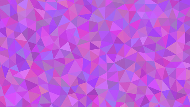 Vibrant purple geometric background with a mosaic of triangles creating a visually stunning and modern design element for various applications