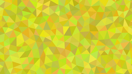 A vibrant tapestry of yellow and green triangles creates a mesmerizing geometric pattern, evoking a sense of natures harmony and balance