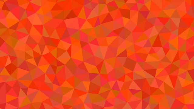 A vibrant tapestry of red and orange triangles, creating a dynamic and energetic geometric pattern that exudes warmth and visual intensity