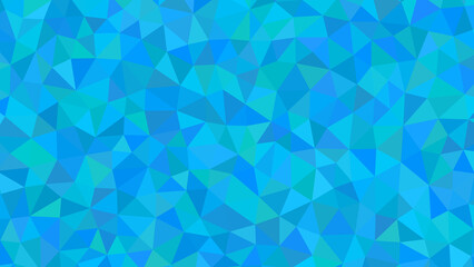 Fototapeta premium A stunning mosaic of cerulean triangles, creating a captivating geometric pattern that evokes a sense of serenity and depth in its design