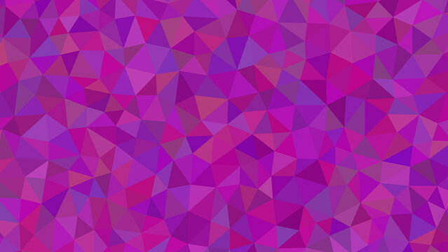 A captivating purple geometric mosaic with a dynamic interplay of triangles, creating a visually stimulating and modern abstract pattern