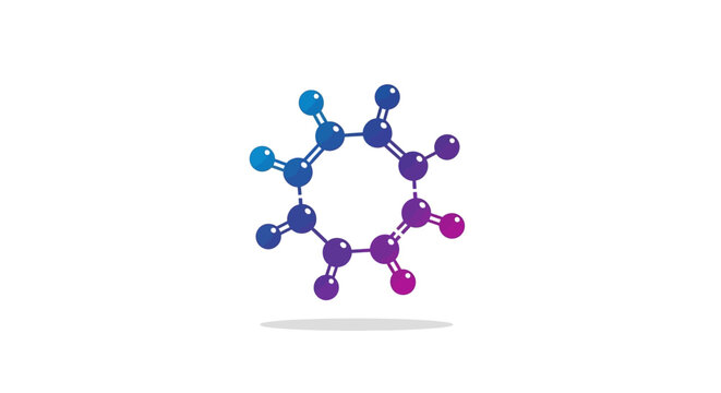 Molecular structure visual, a colorful depiction of scientific connectivity, innovative design - Powered by Adobe