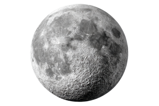 Detailed Moon Texture Showing Craters and Lunar Surface Features