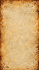 Grunge vintage paper background with stained edges and aged texture for retro design, card, invitation or poster template.