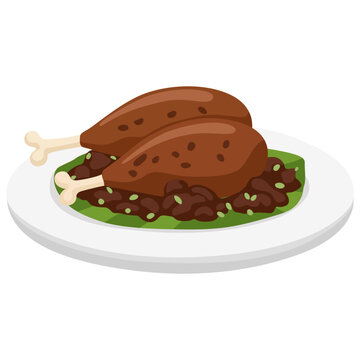 Daging Cabe Hijau Vector &ndash; Green Chili Beef Indonesian Illustration